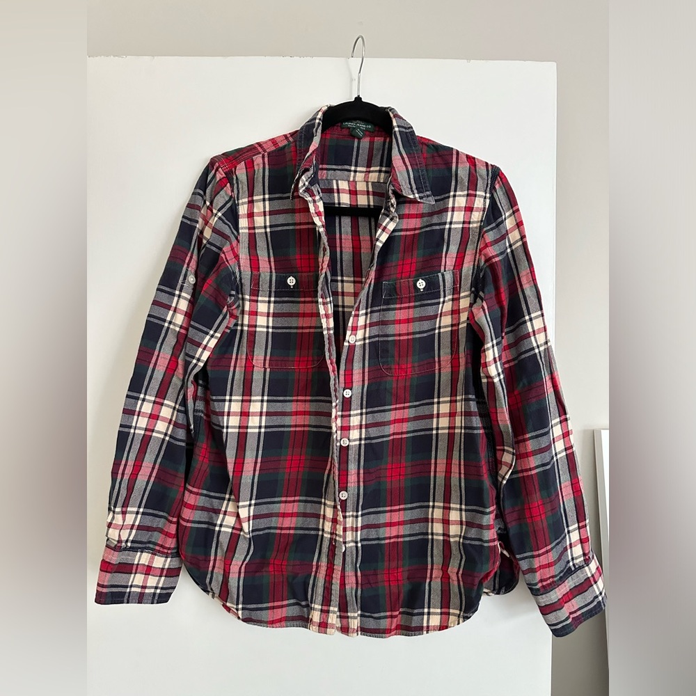 Ralph Lauren woman’s plaid shirt
